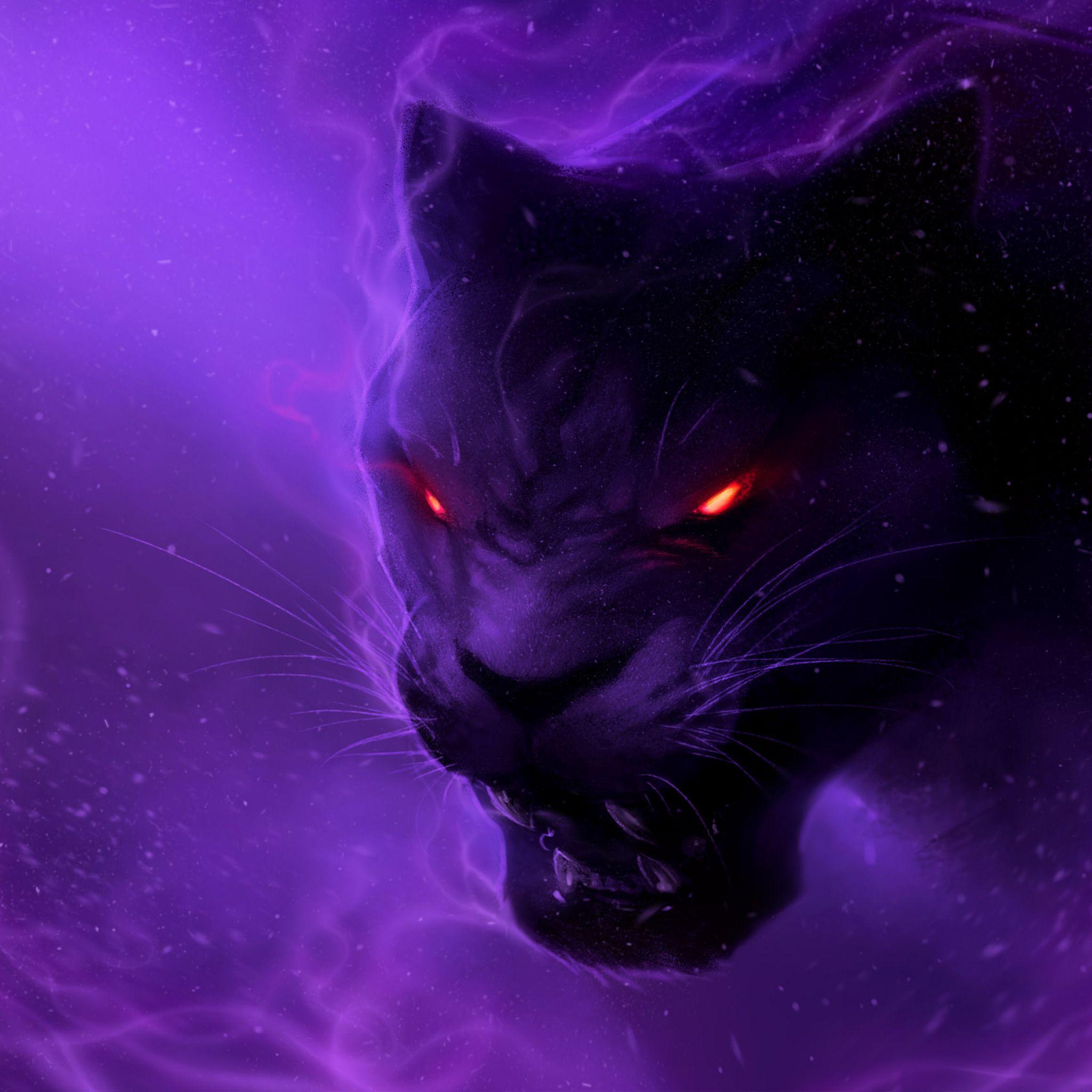 2048x2048 Black Panther Digital Art Illustration iPad Air HD 4k Wallpaper, Image, Background, Photo and Picture