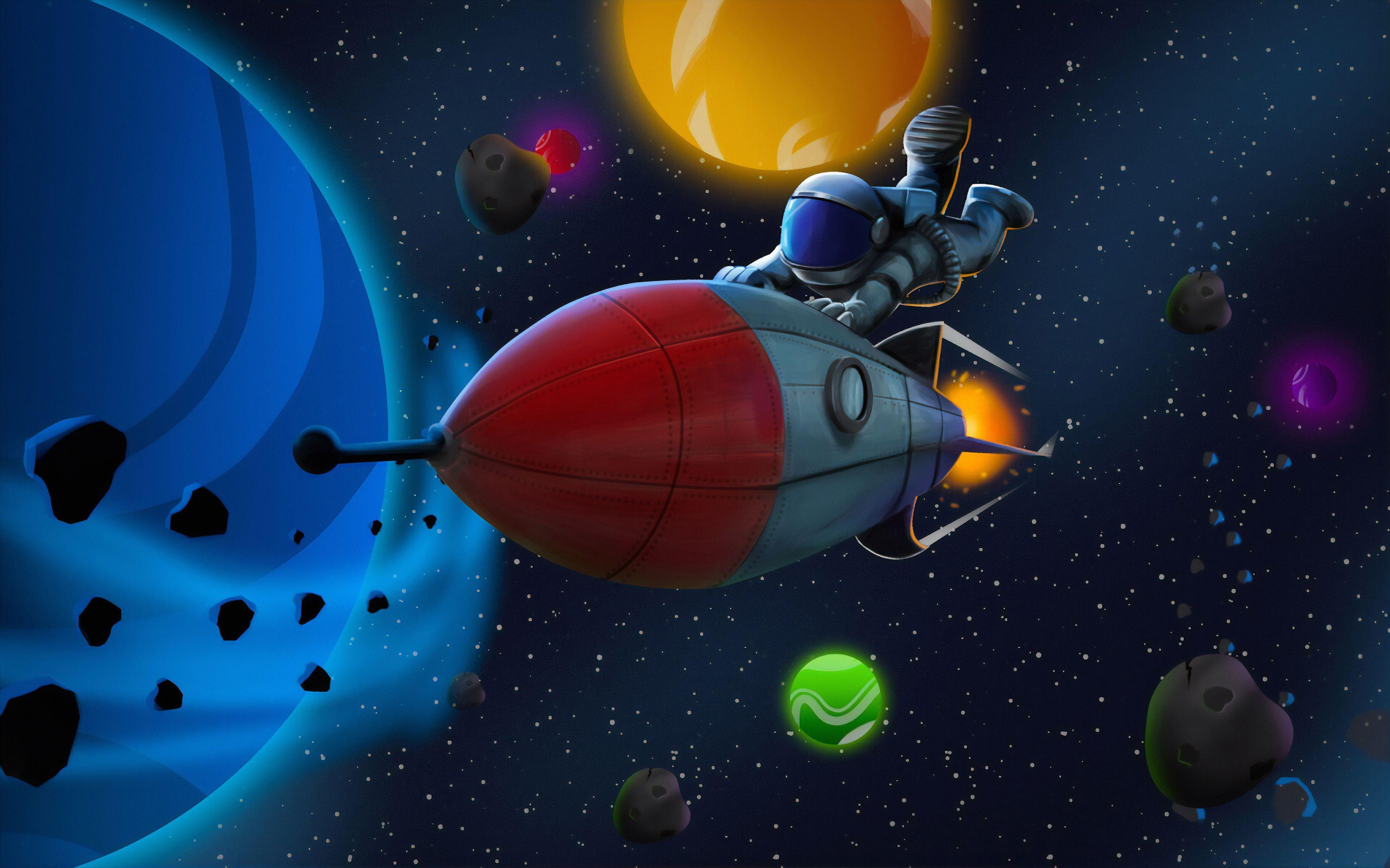 3840x2400 Digital Digital Art Artwork Illustration Drawing Digital Painting Space Galaxy Universe Planet Nebul Wallpaper:3840x2400