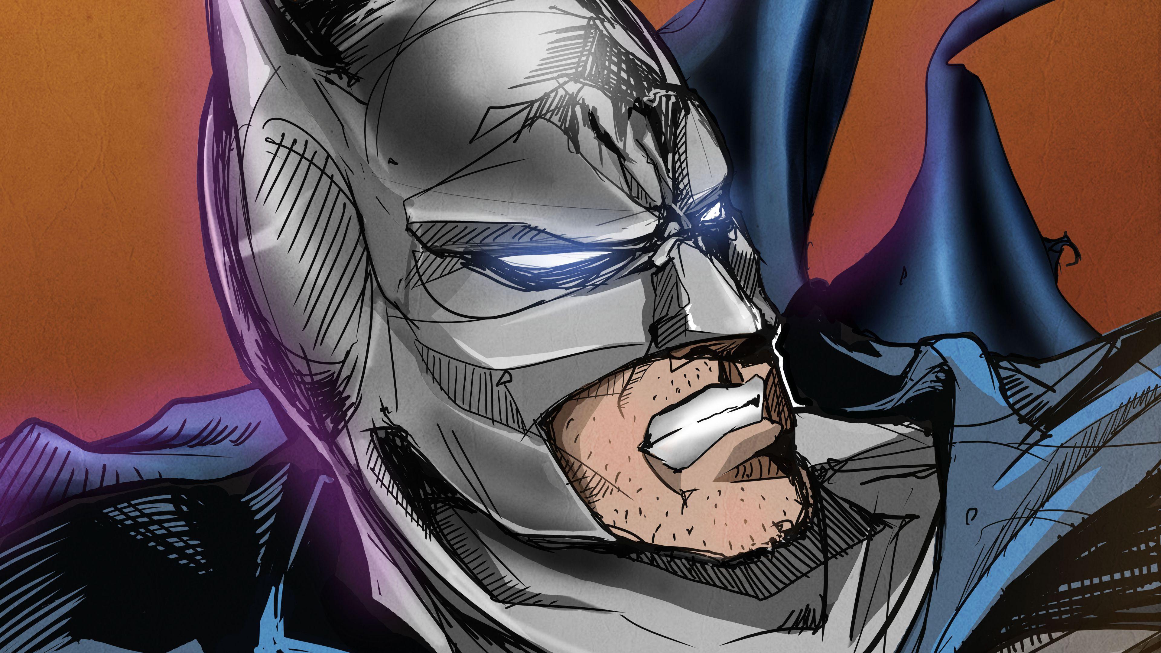 3840x2160 Wallpaper 4k Batman Illustration 4k Wallpaper