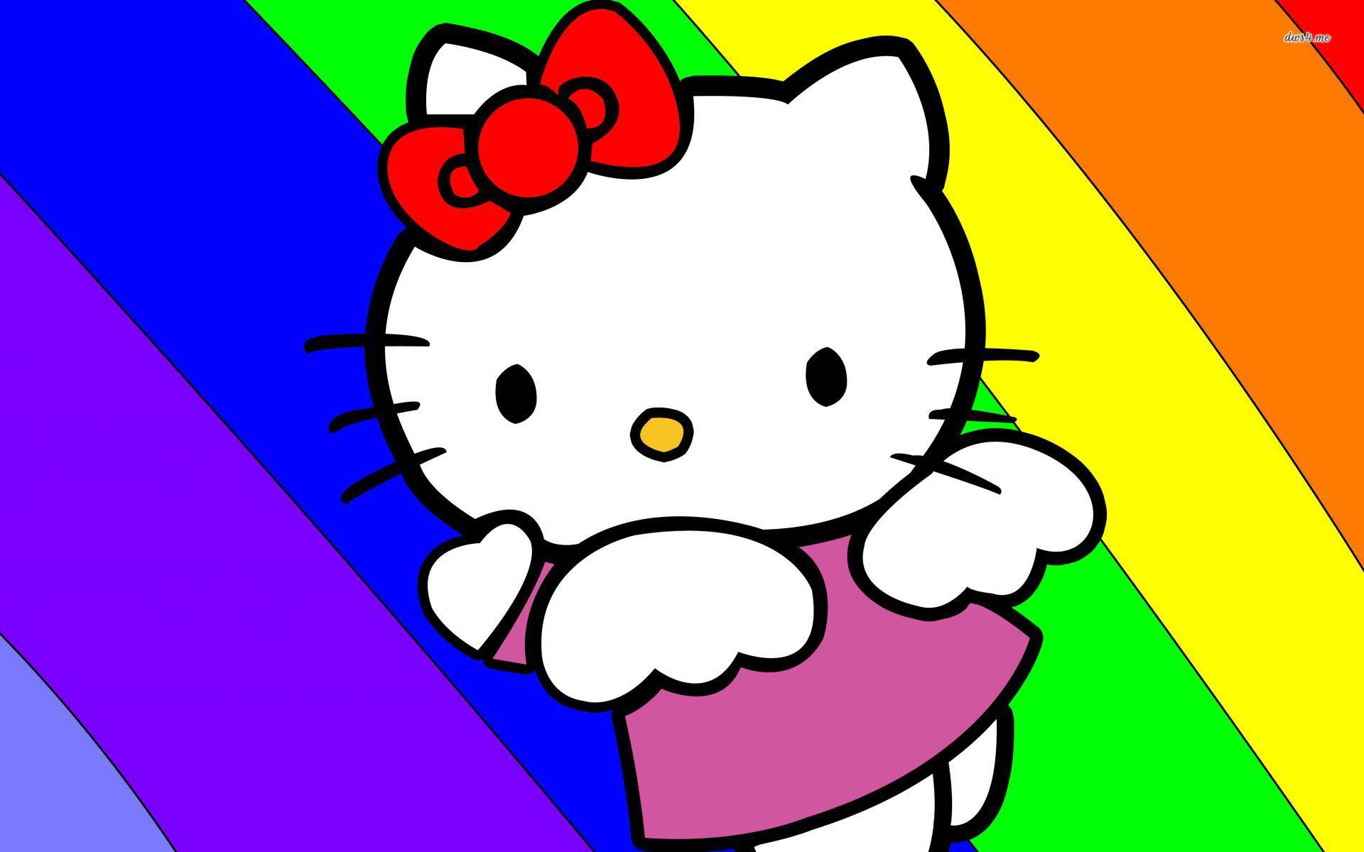 Hello Kitty Rainbow Wallpapers - Top Free Hello Kitty Rainbow