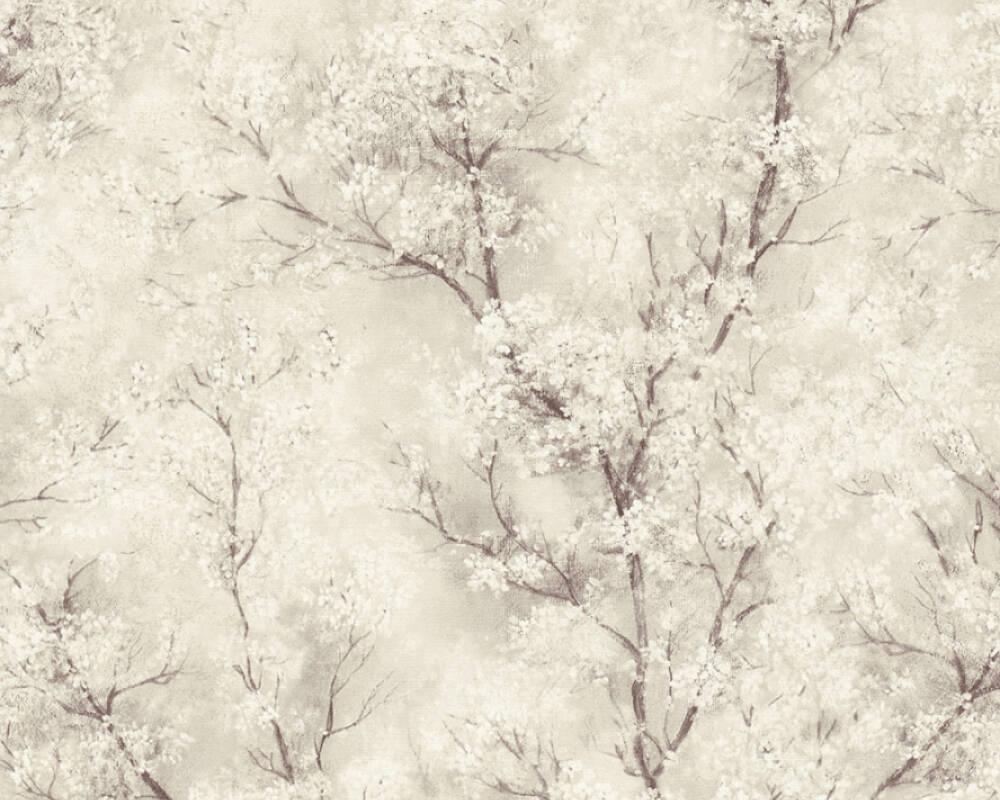 1000x800 Livingwalls Wallpaper «Floral, Cream, Gold, Grey, White» 374202