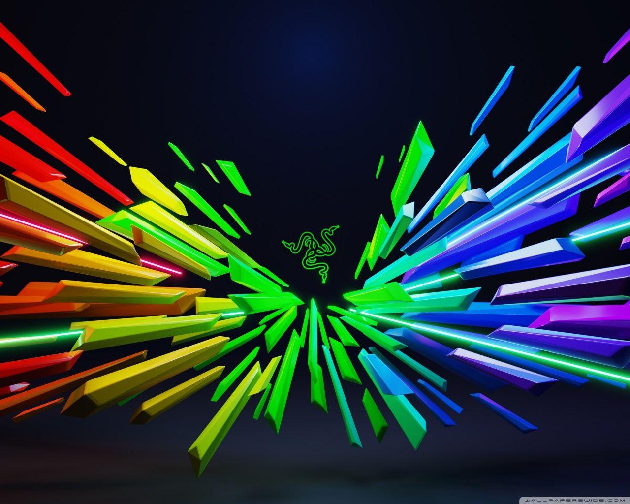 1280x1024 Razer Rainbow Colors Background Ultra HD Desktop Background Wallpaper for 4K UHD TV : Widescreen & UltraWide Desktop & Laptop : Multi Display, Dual & Triple Monitor : Tablet