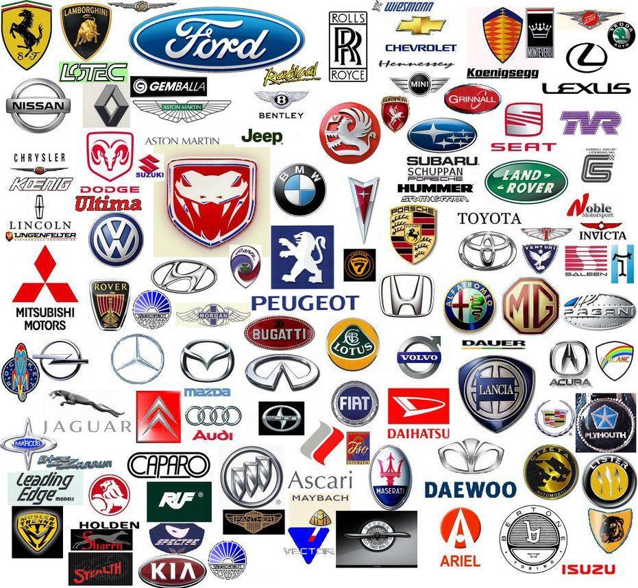 931x859 Car Emblems. Logotipos de marcas de coches, Stickers para autos, Marca de coches