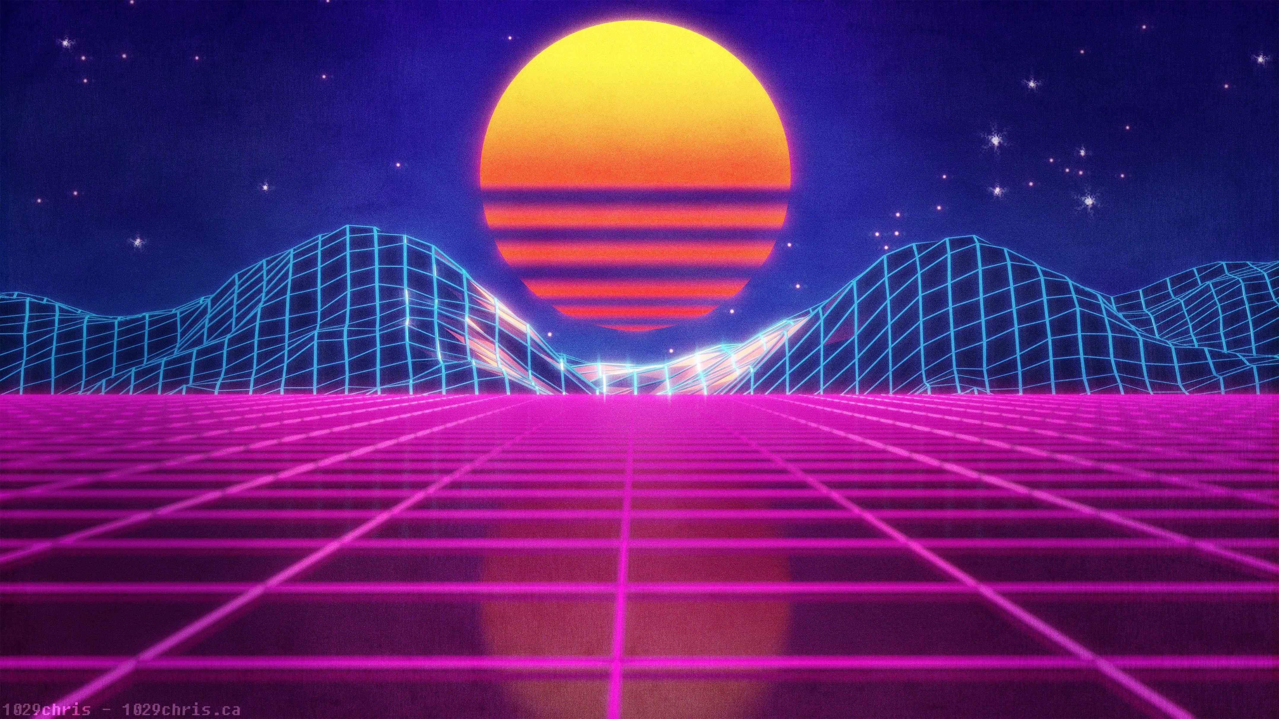 4320x2430 Retro Wallpaper