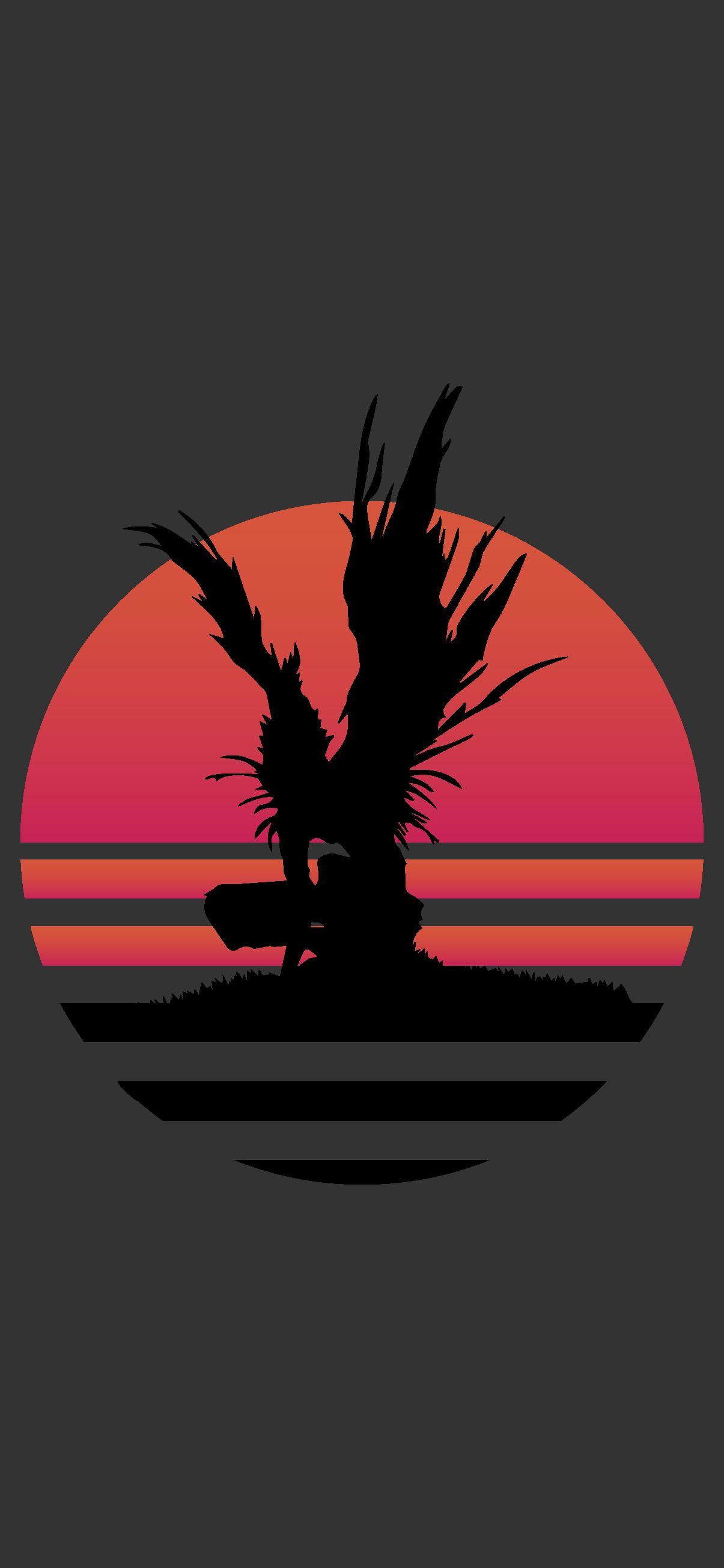 1205x2609 Death Note Wallpaper