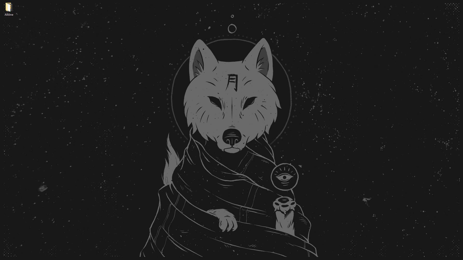 1920x1080 Black and white wolf live wallpaper [DOWNLOAD FREE]