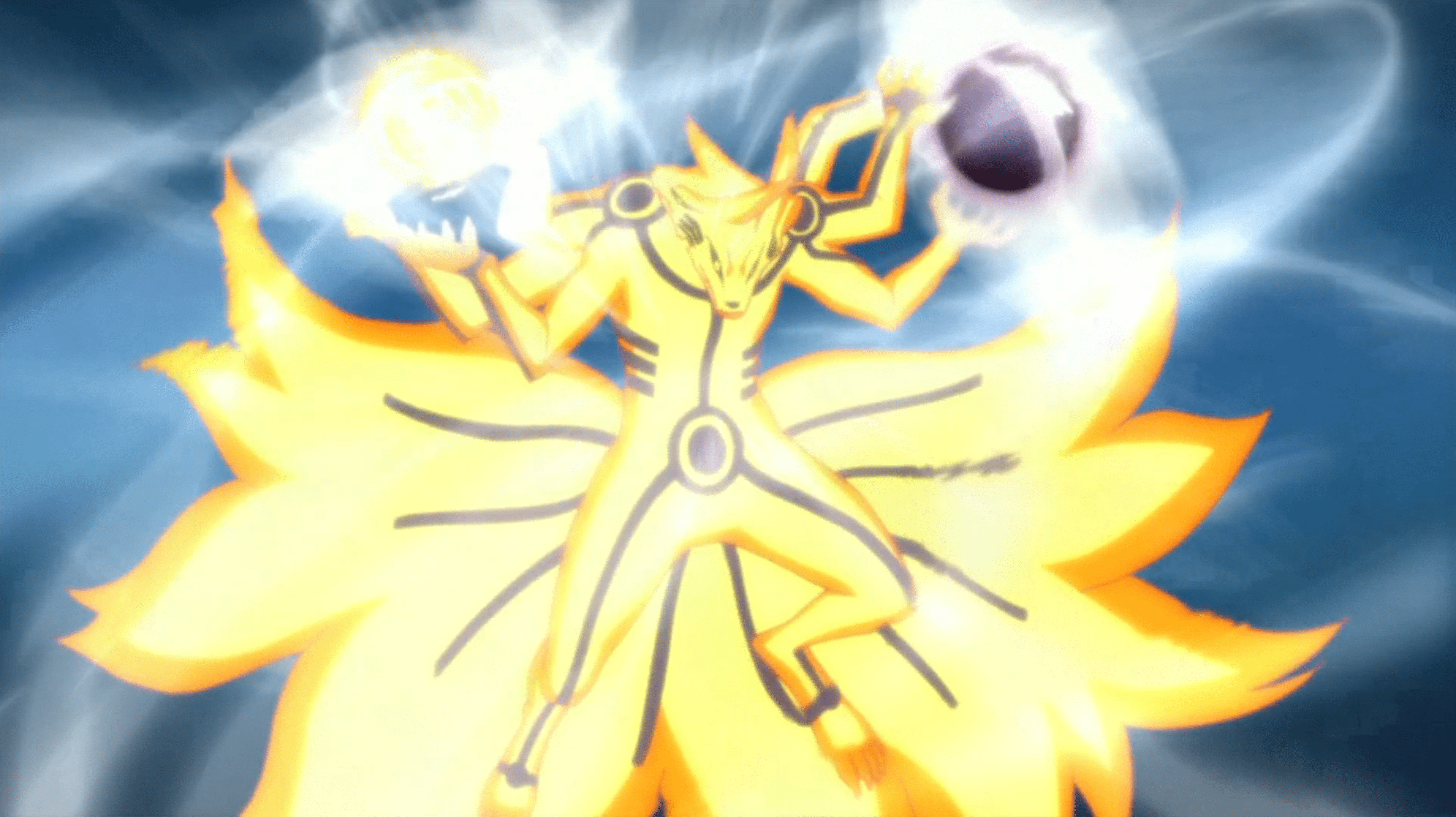 3832x2151 Six Paths: Ultra Big Ball Rasenshuriken