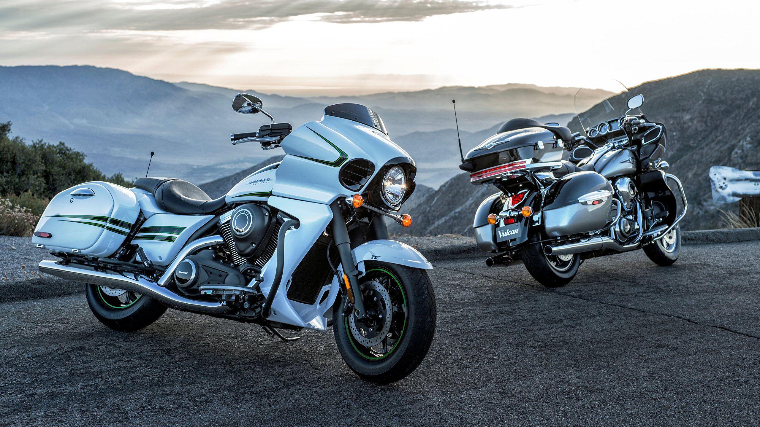 2560x1440 Wallpaper Kawasaki 2016 Vulcan 1700 Vaquero Two Light Blue 2560x1440