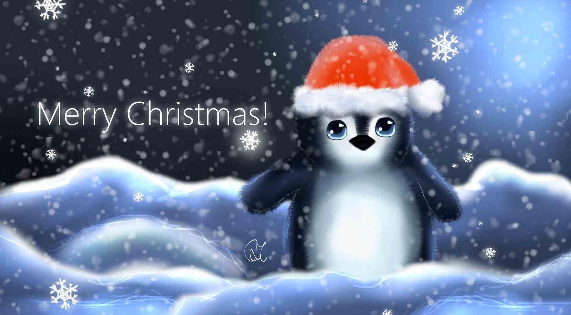 Cute Christmas Penguin Wallpapers - Top Free Cute Christmas ...