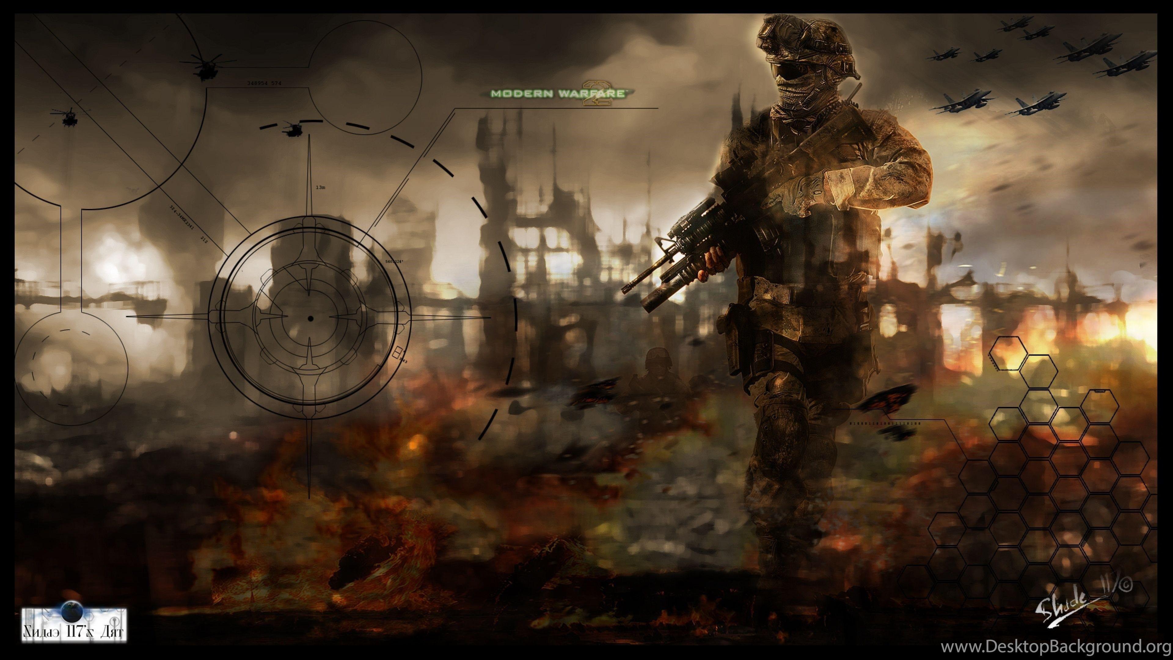 3840x2160 4K Ultra HD Call Of Duty Modern Warfare 2 Wallpaper HD, Desktop. Desktop Background