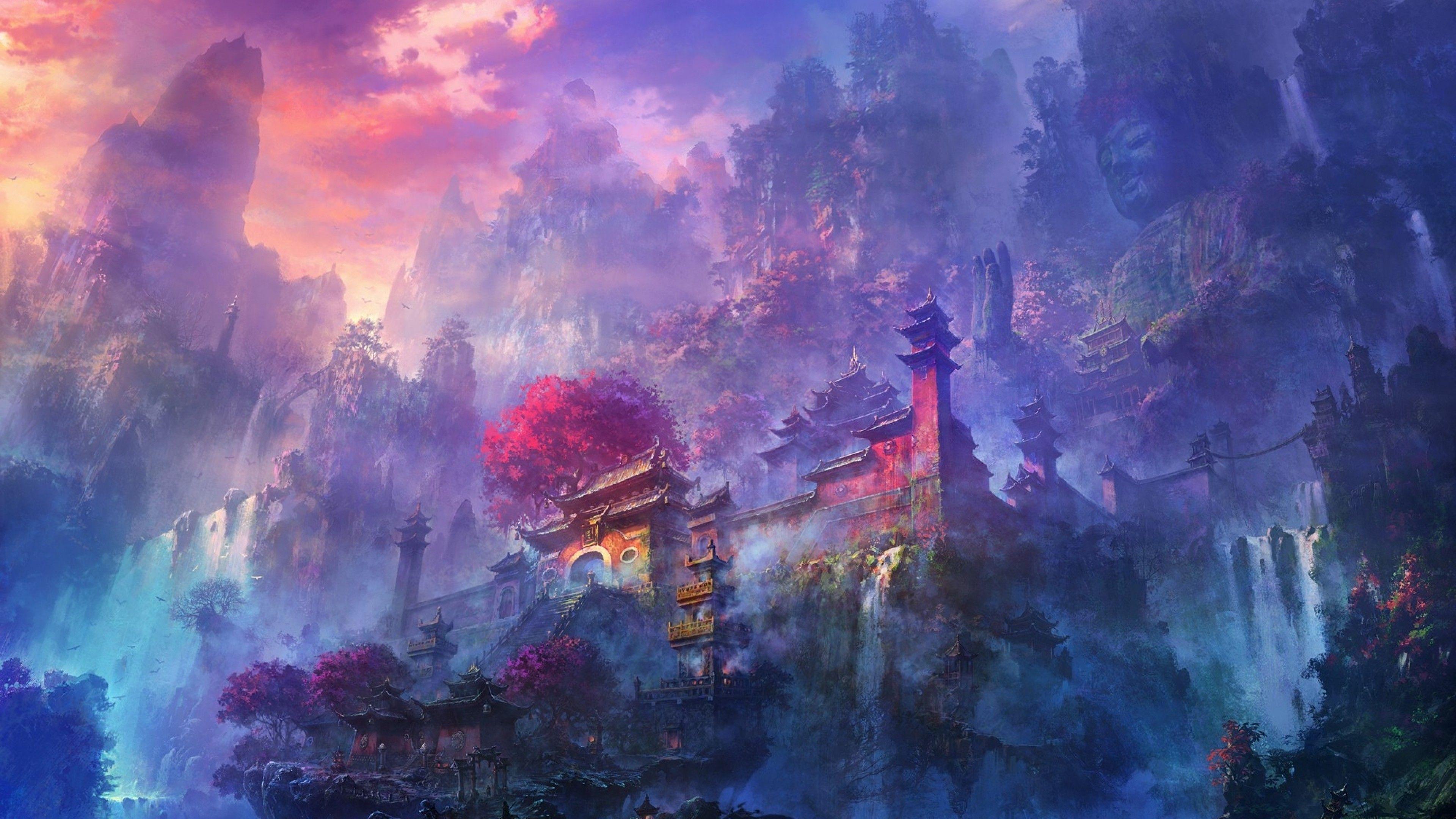 3840x2160 Shaolin Temple by Shuxing Li. [3840 X 2160]