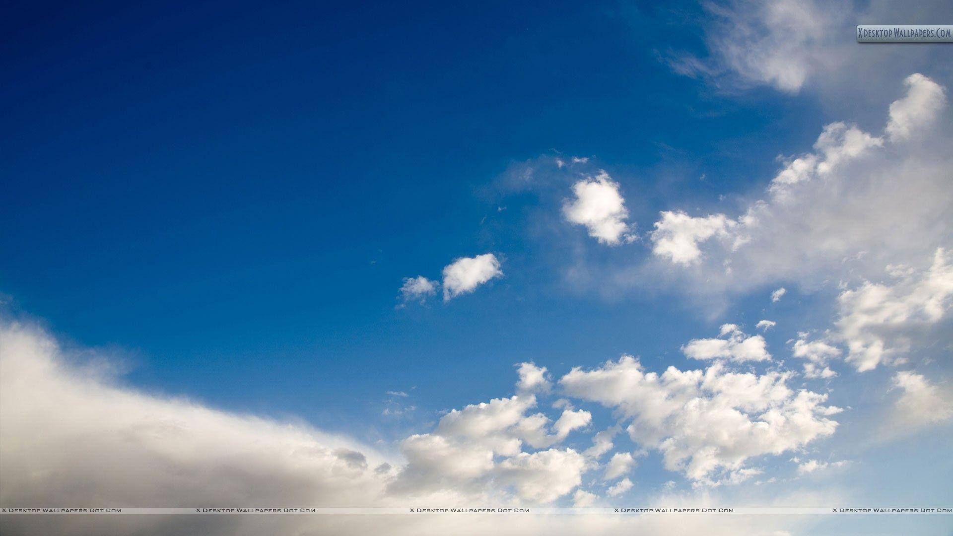 1920x1080 Sky Scene And White Cloud Wallpaper