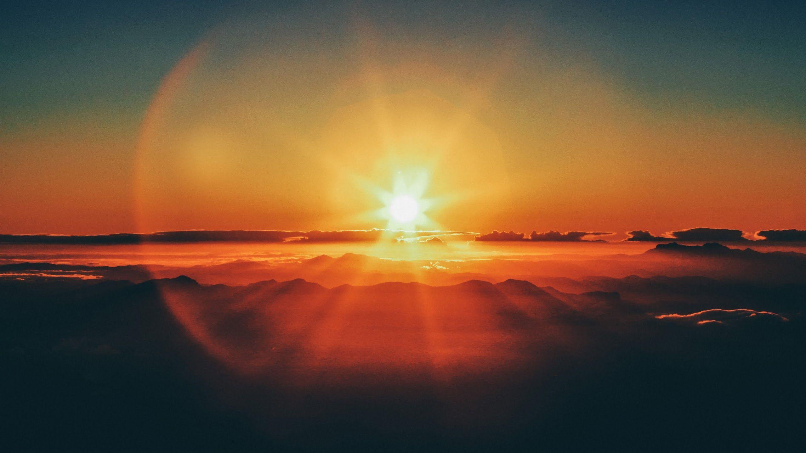 2560x1440 Sunset, Sky, Clouds, Scenery, 8k, Sky HD
