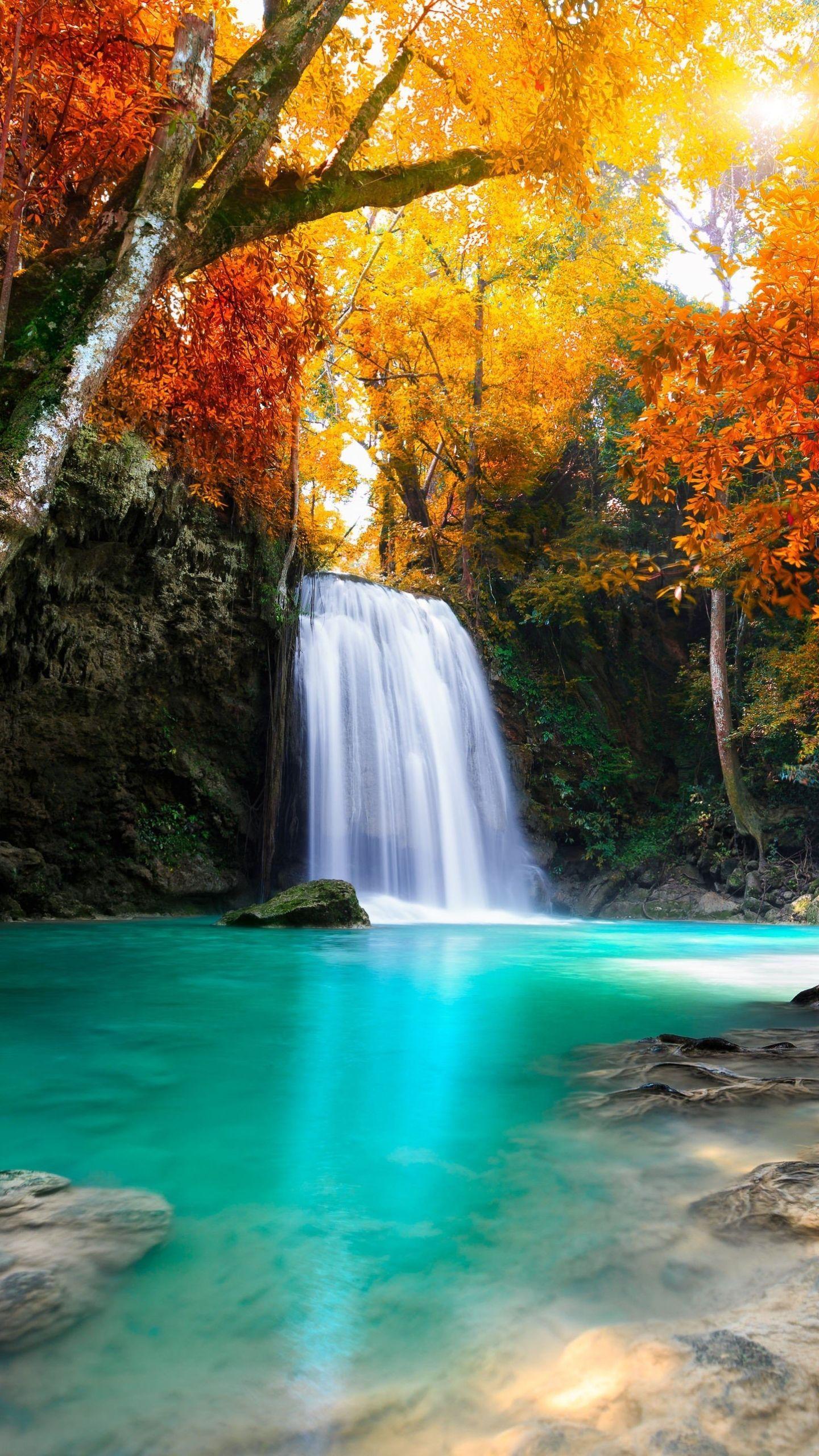 1440x2560 Waterfall Wallpaper
