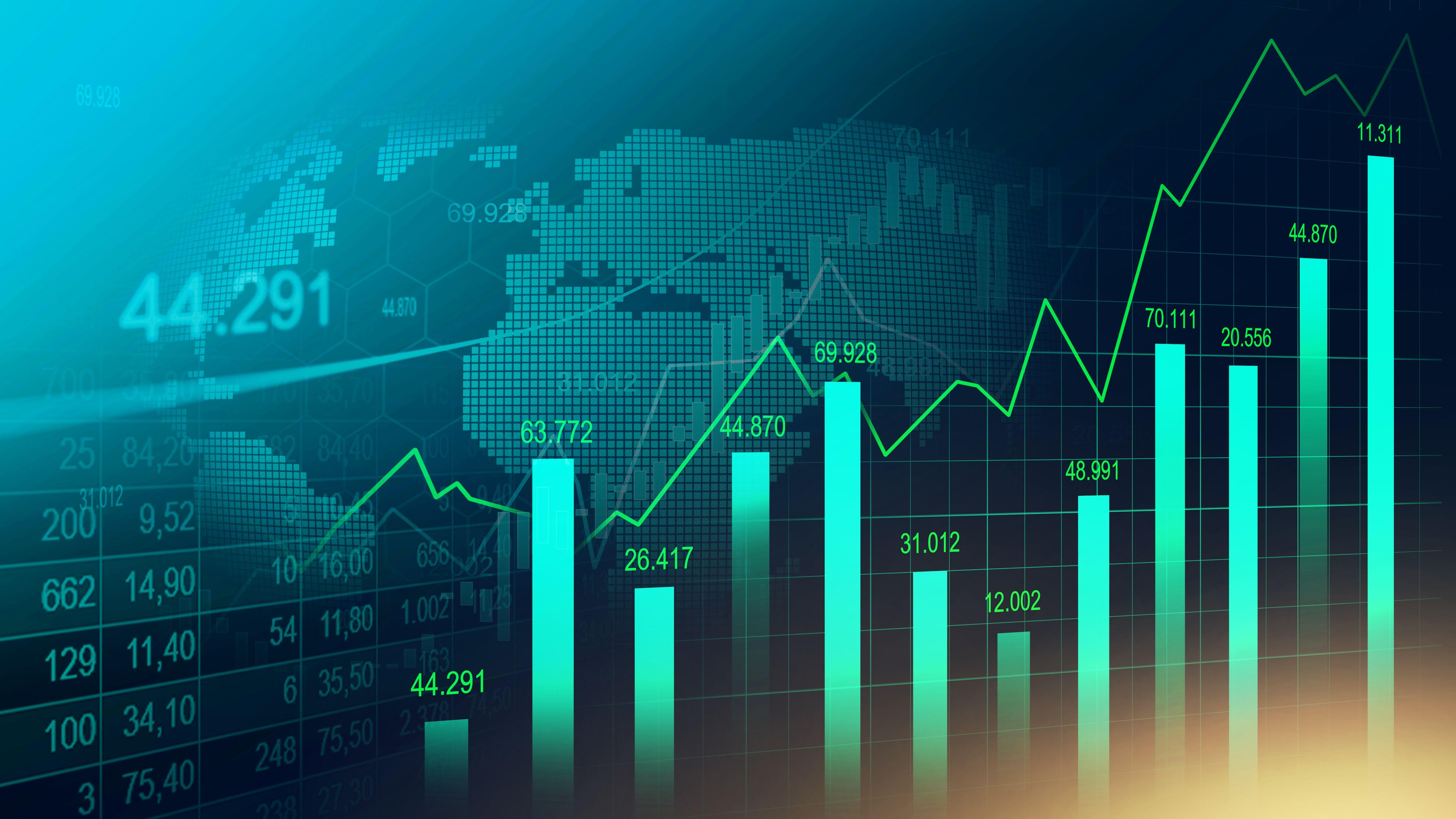 5460x3072 Stock Market Or Forex Trading Graph. Stock market, Forex trading, Stock market graph