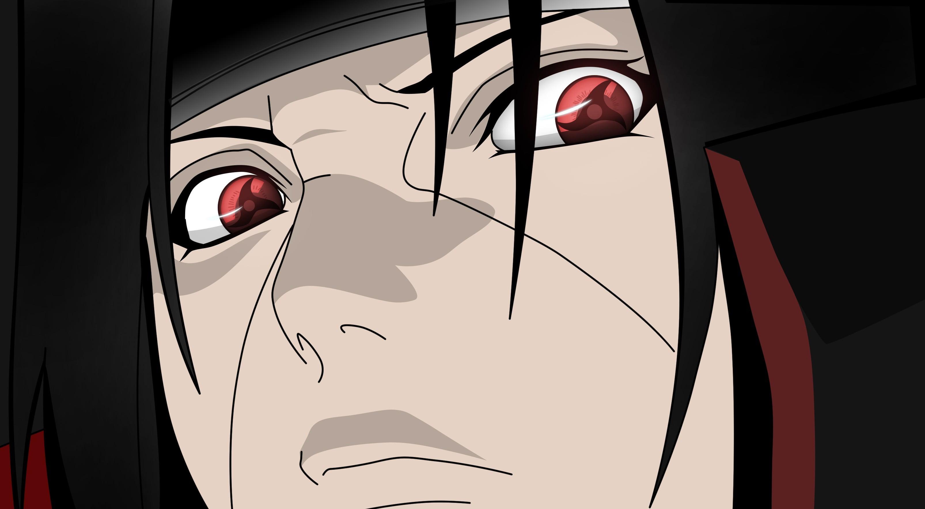 3212x1768 Itachi Uchiha Mangekyou Sharingan