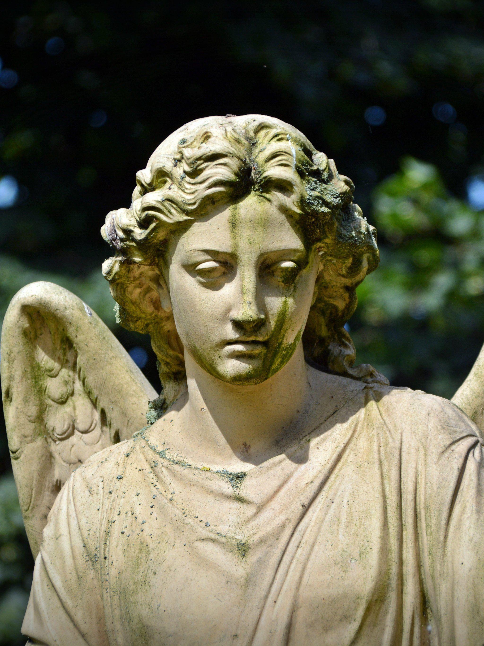 2048x2732 Angel Statue Wallpaper, Android & Desktop Background