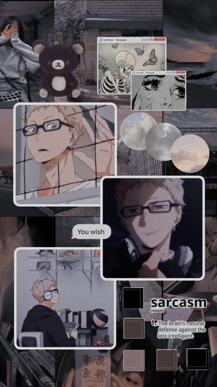750x1334 kei tsukishima aesthetic wallpaper. Haikyuu wallpaper, Anime wallpaper iphone, Cute anime wallpaper