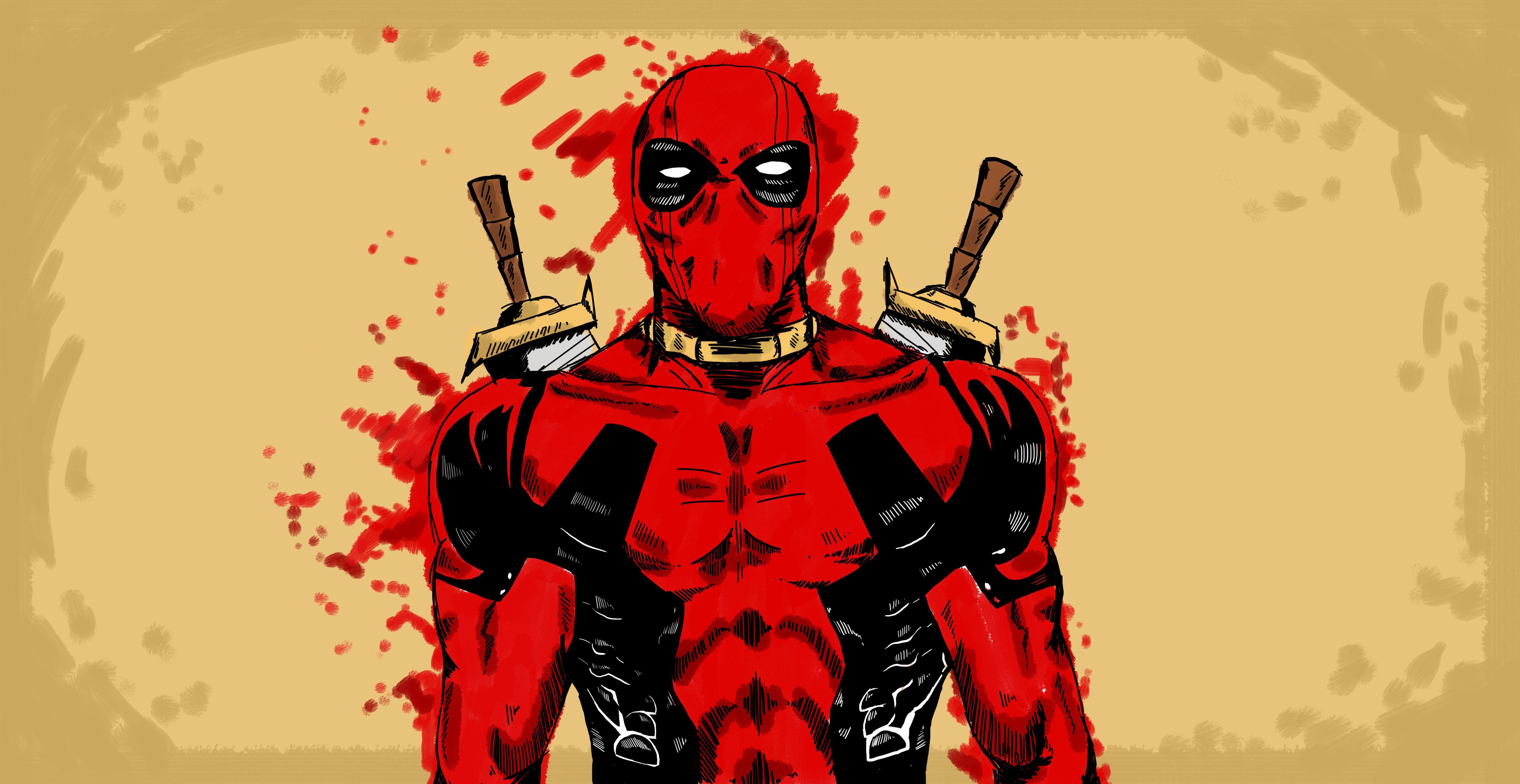 5745x2964 Deadpool HD Wallpaper. Background
