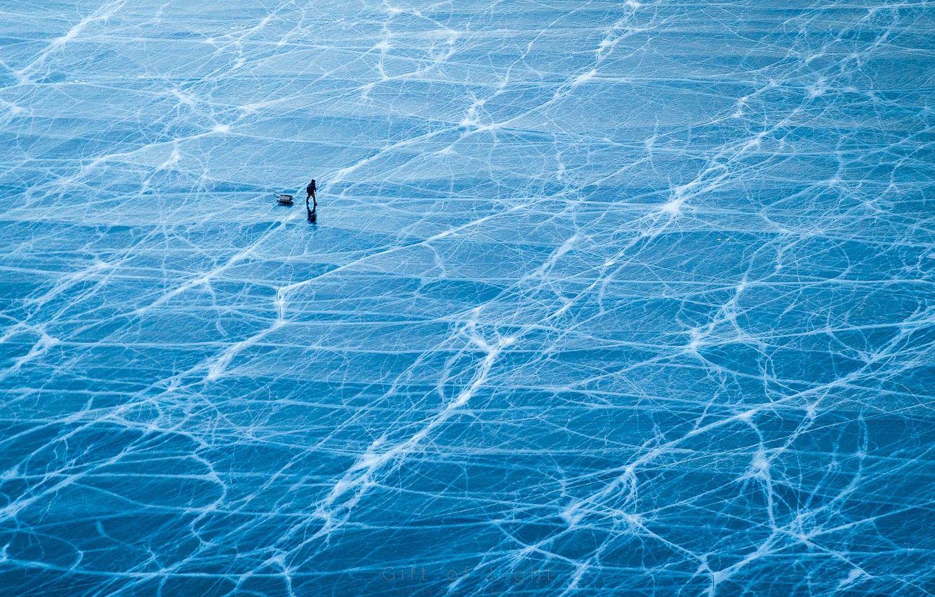 1332x850 Wallpaper people, ice, fisherman, Russia, lake Baikal image for desktop, section минимализм