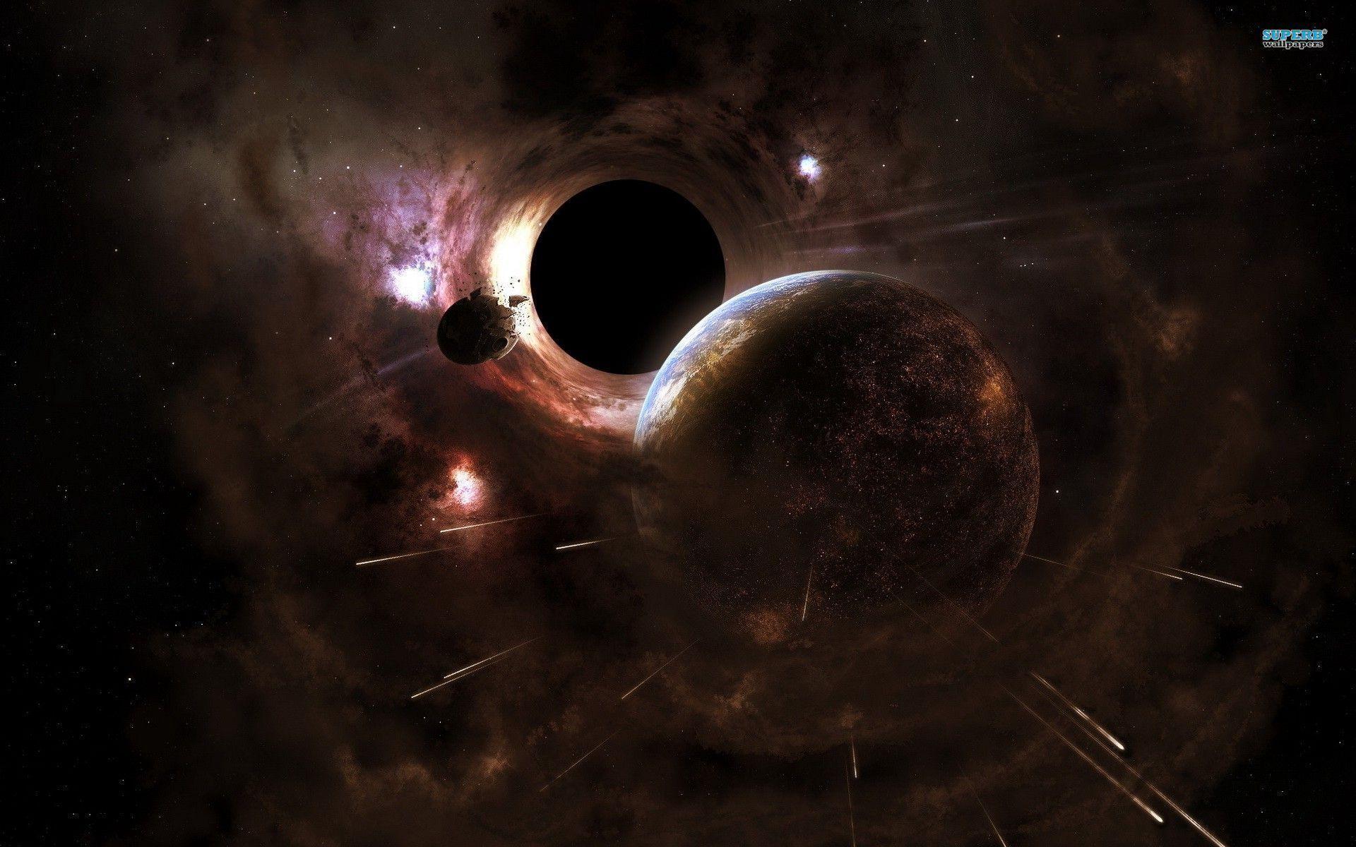 1920x1200 Black Hole Wallpaper