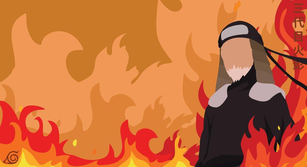 1210x660 Third Hokage Background. Naruto uzumaki art, Naruto art, Naruto characters