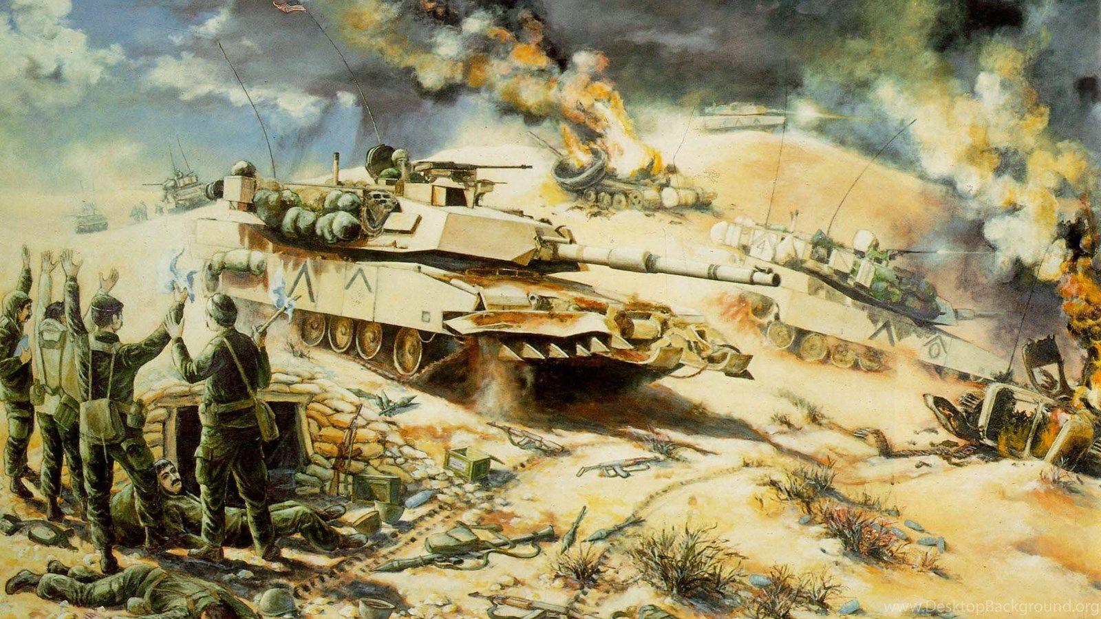 1600x900 Wallpaper Painting Art Tanks Tank M1 Abrams Army Image Desktop Background
