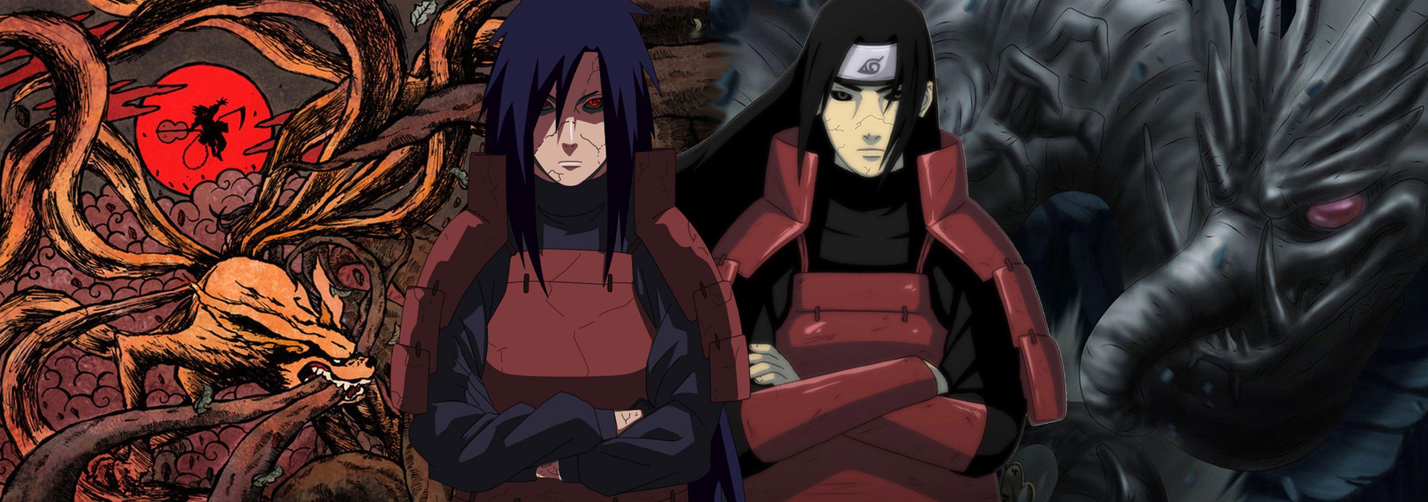 2877x1012 Madara Uchiha vs First Hokage Wallpaper. Naruto Hokage Wallpaper, Hokage Naruto Desktop Background and Kakashi Hokage Wallpaper