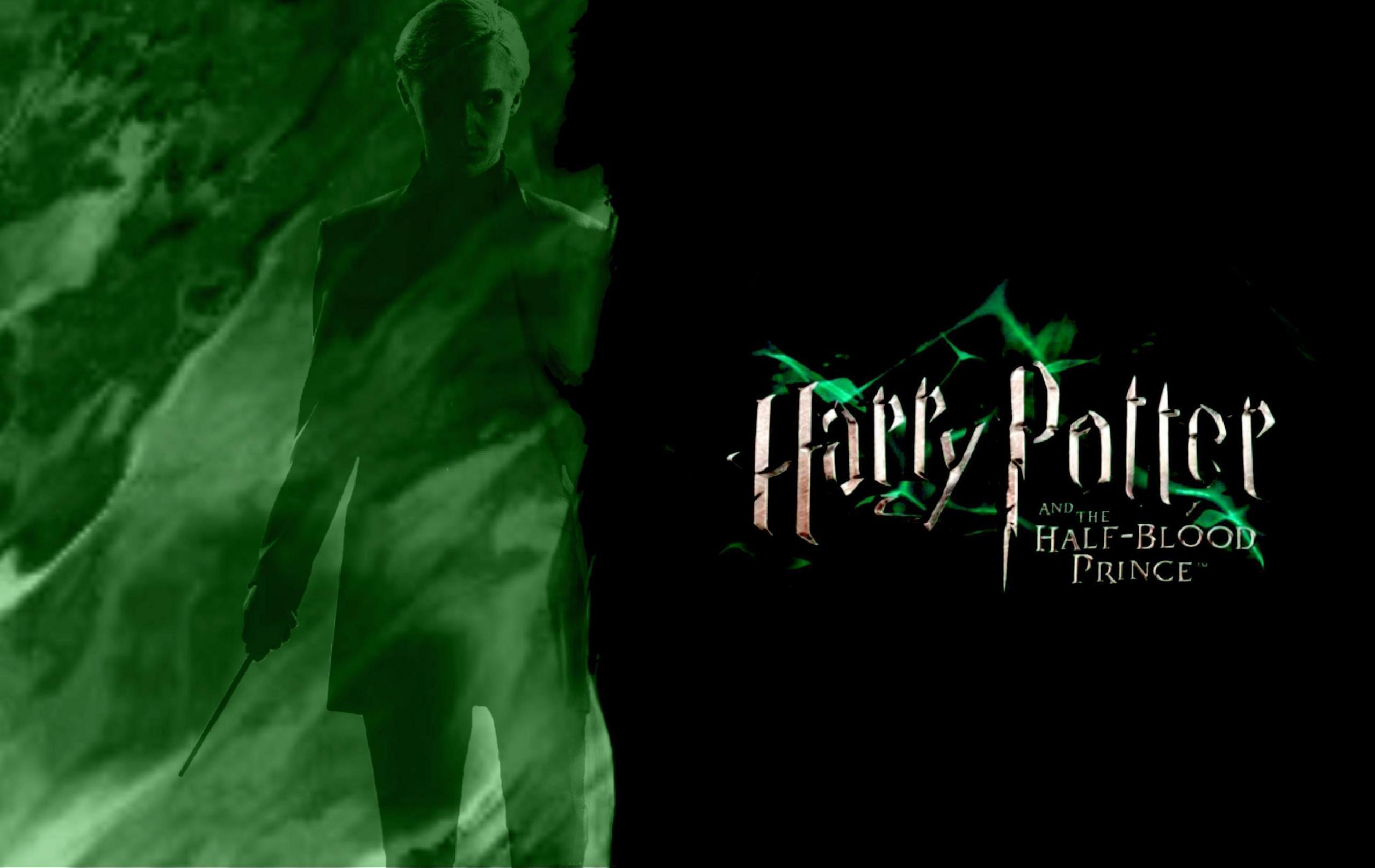 2560x1616 Harry Potter And The Half Blood Prince Wallpaper Featuring Draco Malfoy Potter Fan Art