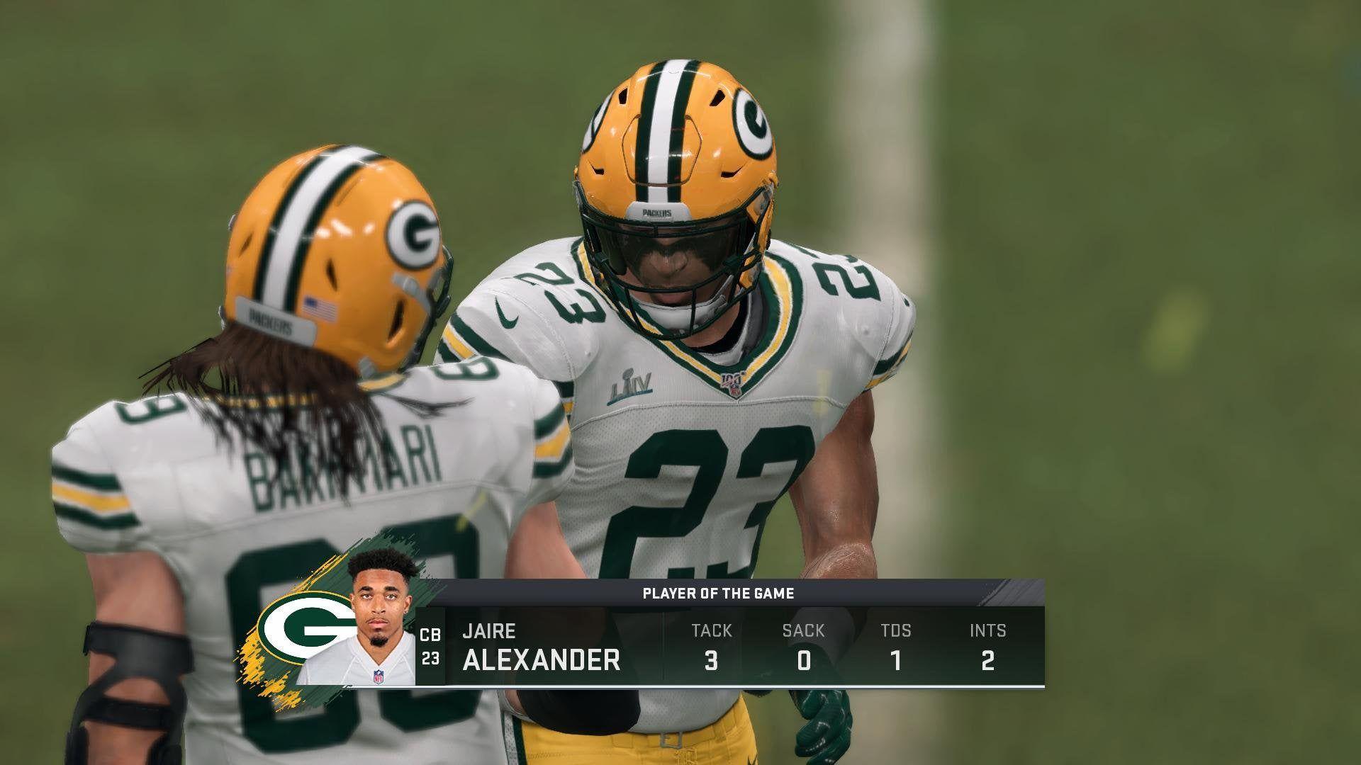 1920x1080 This Madden game is hyper realistic. Jaire Alexander Superbowl LIV MVP