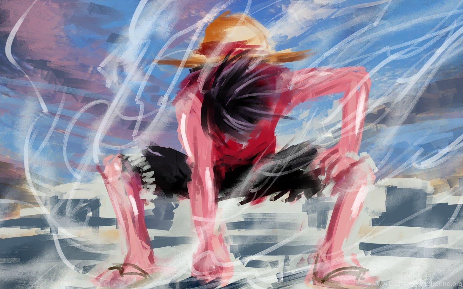 1920x1200 One Piece Wallpaper Luffy Gear Fourth ImgMob Desktop Background