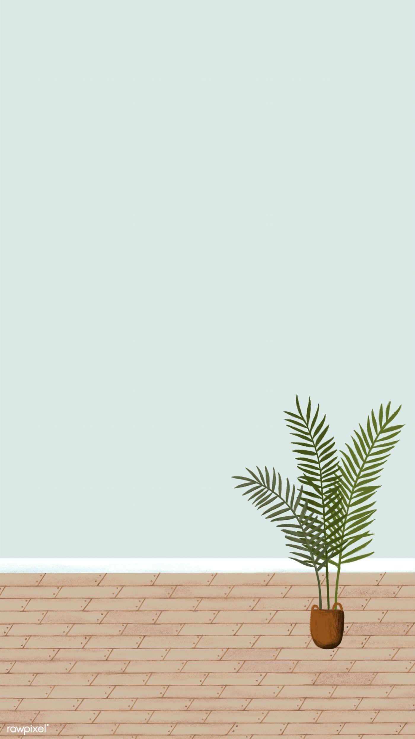 1400x2489 Houseplant sketch style mobile phone wallpaper illustration. premium image / Noo. Wallpaper for mobile phones, Mobile wallpaper, Phone wallpaper