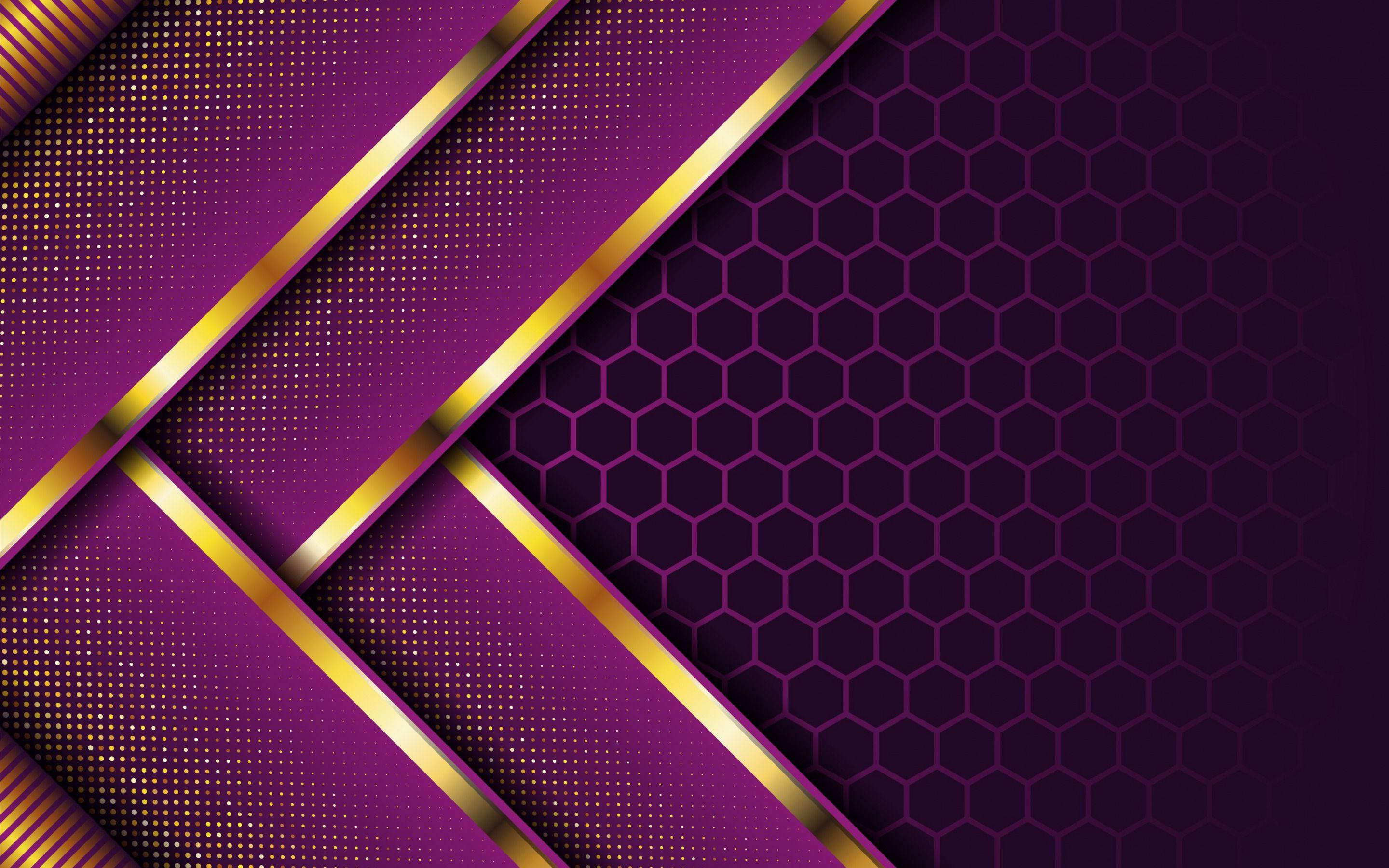 2880x1800 Download wallpaper purple luxury background, paper texture, purple lines background, purple gold background for desktop with resolution 2880x1800. High Quality HD picture wallpaper