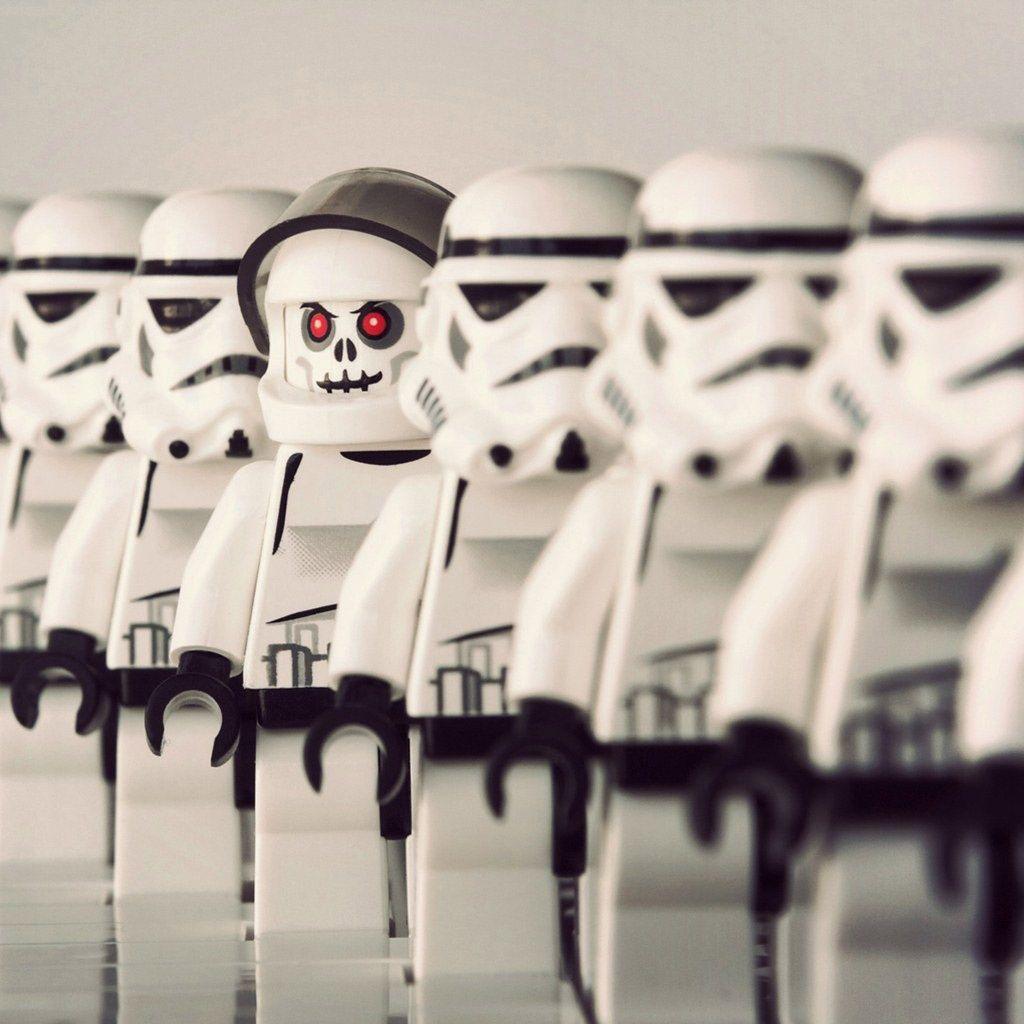 1024x1024 Lego Star Wars iPad Wallpaper Free Download