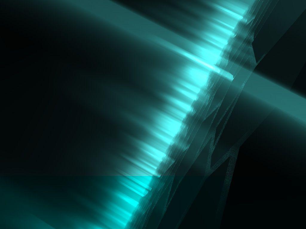 1024x768 Black And Cyan Wallpaper