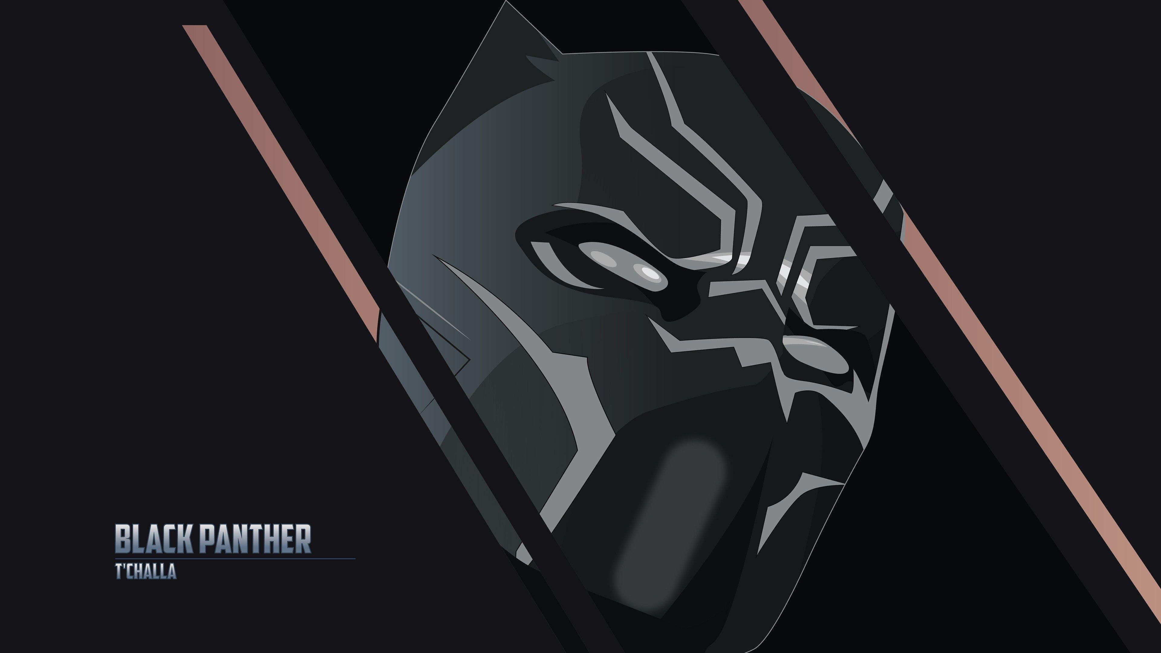 3840x2160 T'Challa The Black Panther 4K Wallpaper