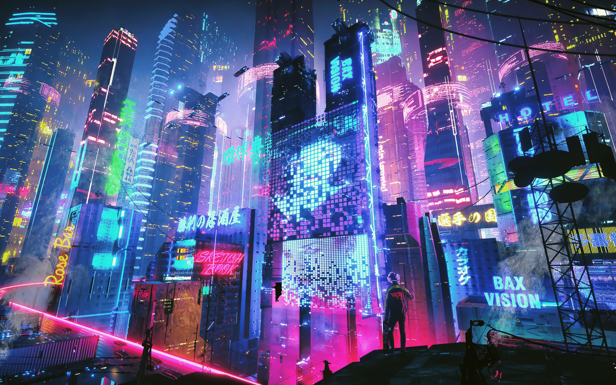 Featured image of post The Best 27 Dark Cyberpunk Neon City Wallpaper