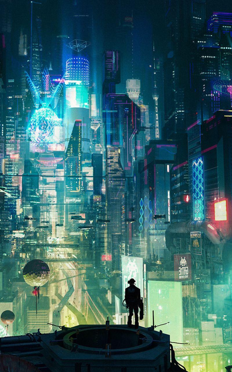 Blue Cyberpunk Wallpapers - Top Free Blue Cyberpunk Backgrounds ...