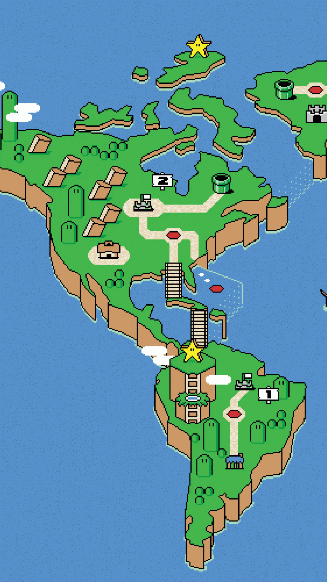 1080x1920 Mario World Wallpaperwallpaper.dog