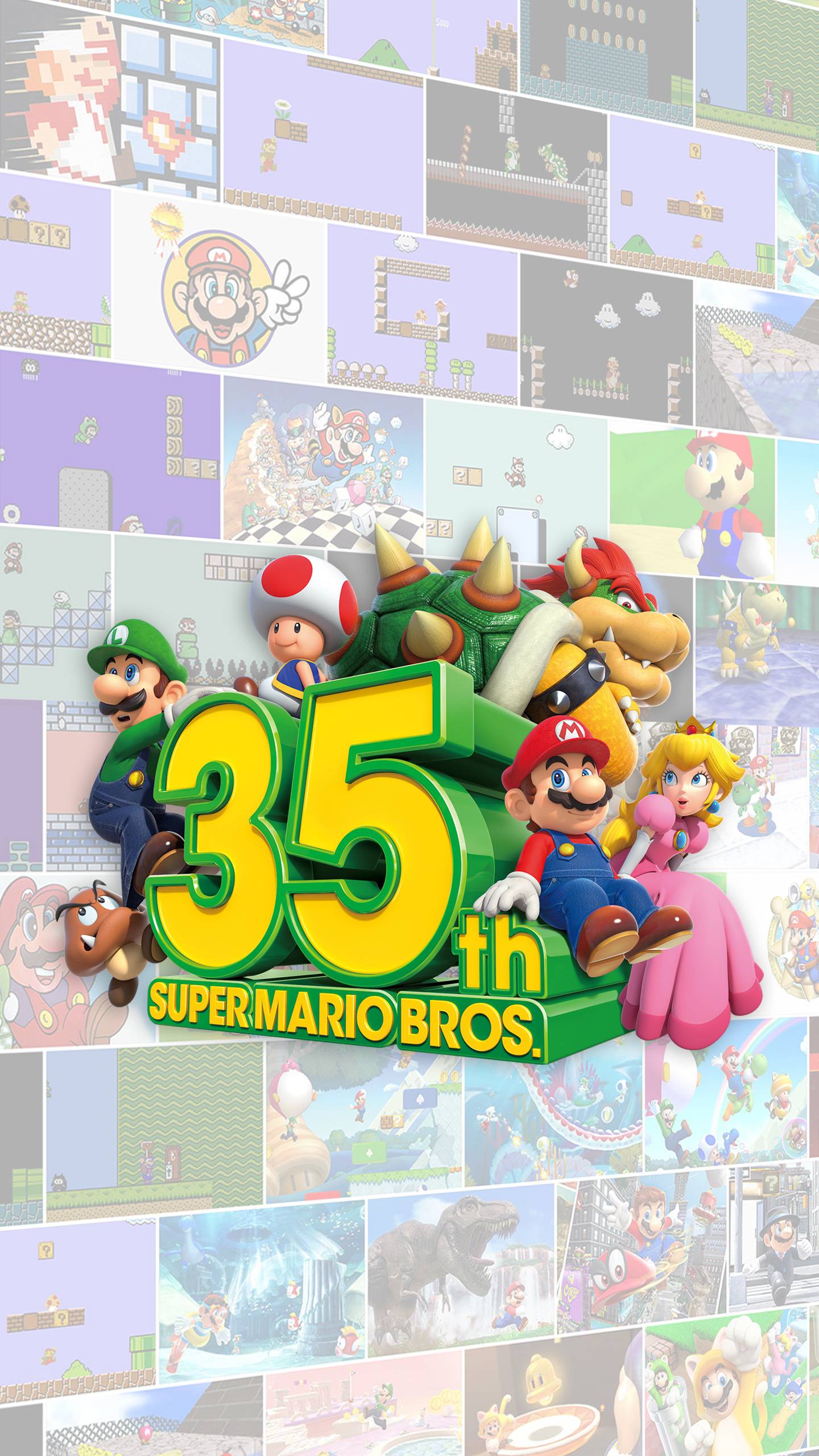 1440x2560 Super Mario Bros 35th Anniversary .