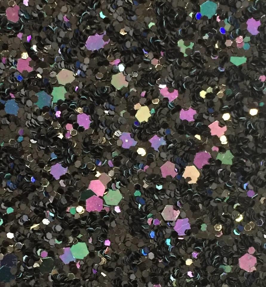 891x960 Black Iridescent Glitter Wallpaperglitterglamourwalls.co.uk