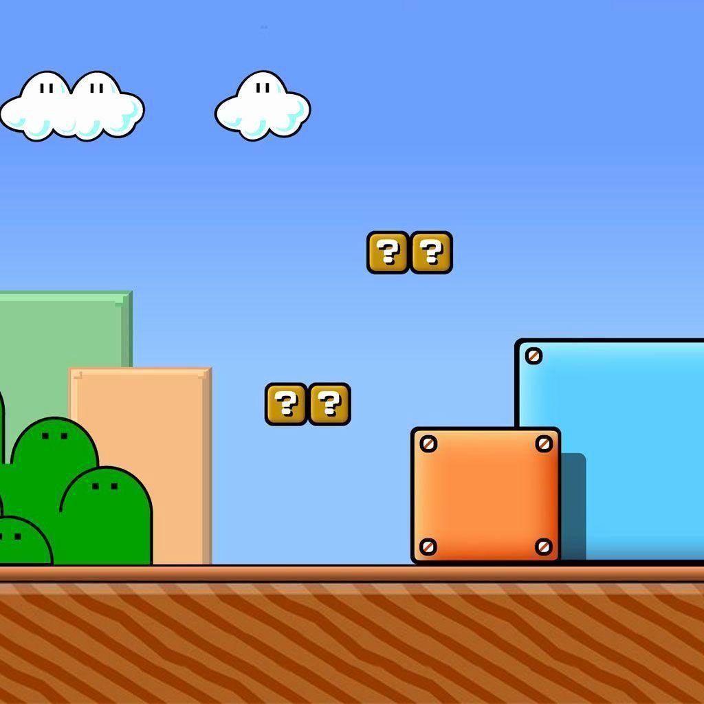 1024x1024 Mario Bros Wallpaper Lovely Super .