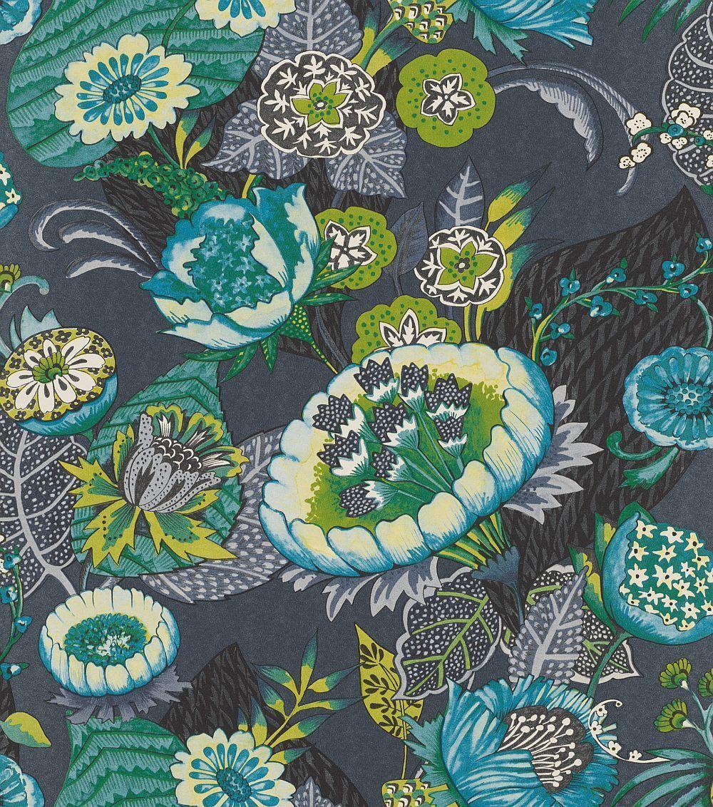 1000x1132 Bohemian Flower Midnight Blue wallpaper .com