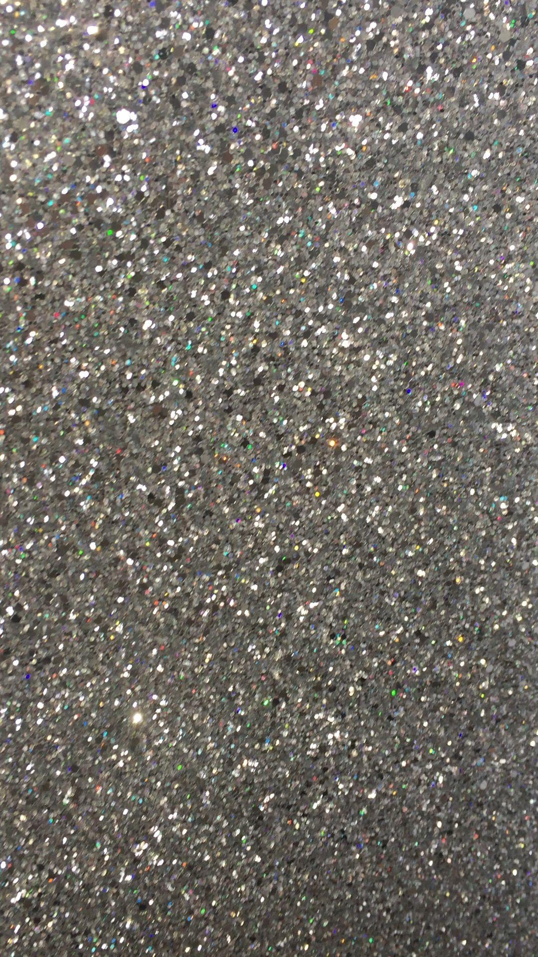 1080x1920 Silver iridescent glitter wallpaper .com