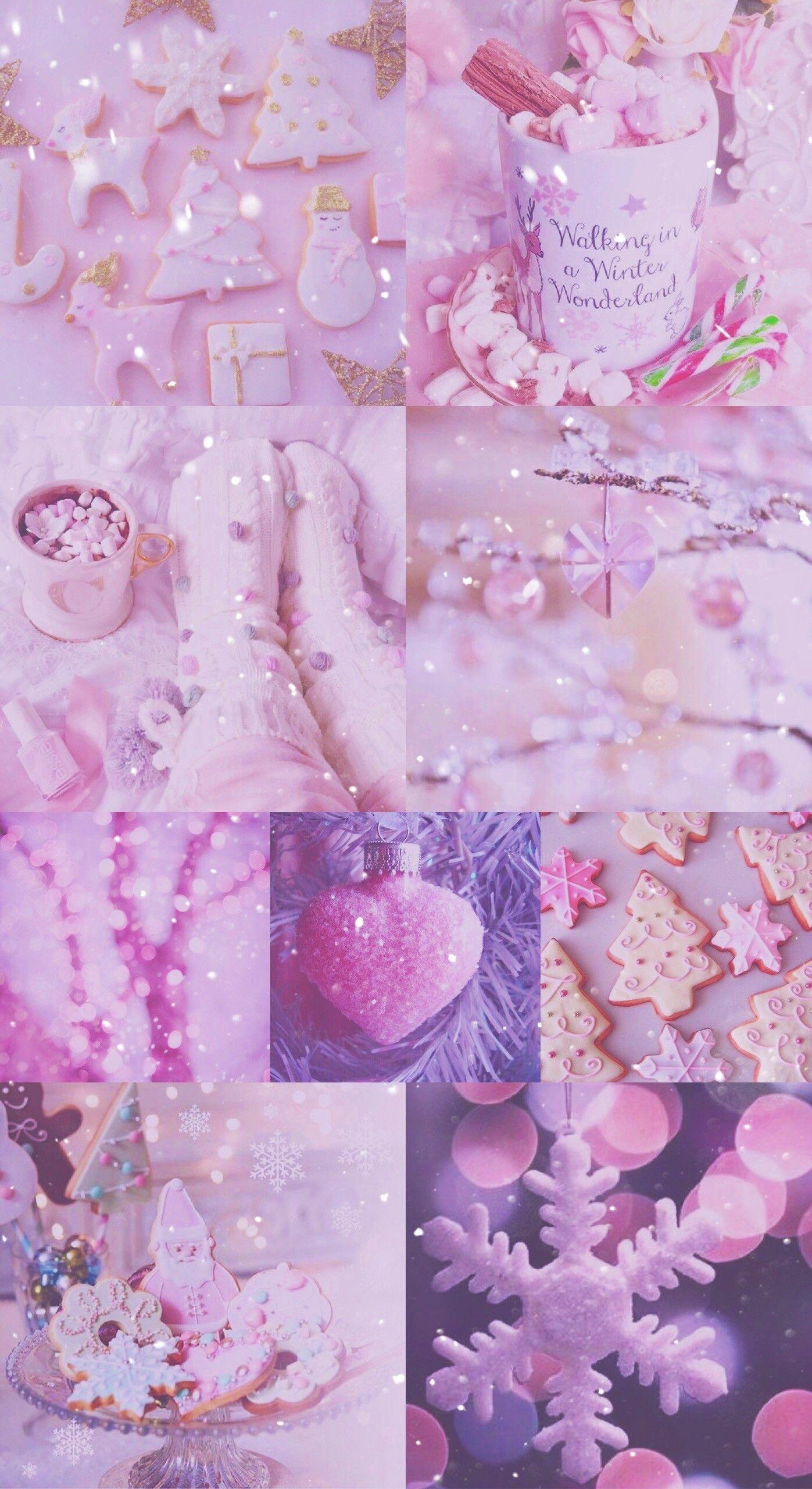 1397x2560 Iridescent Glitter Background