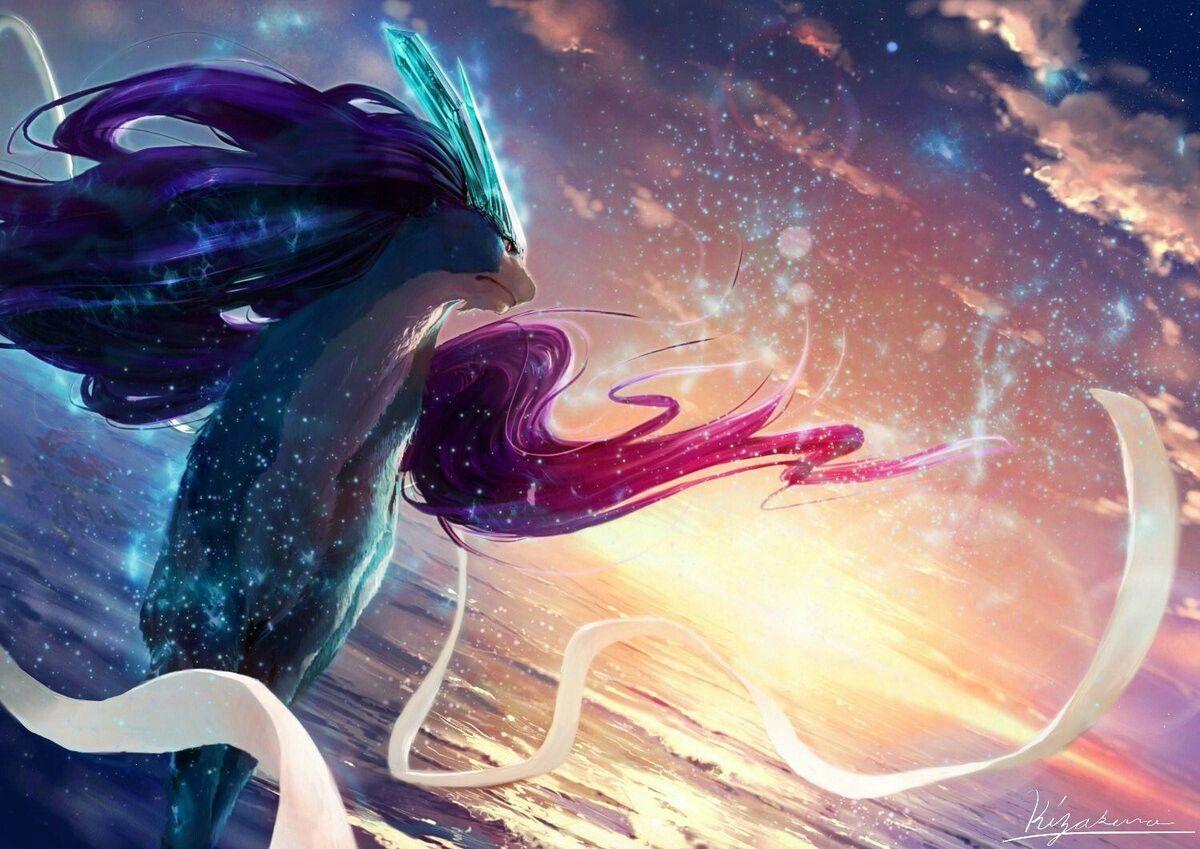1200x849 Suicune Legendary Pokemon art. Pokemon .com
