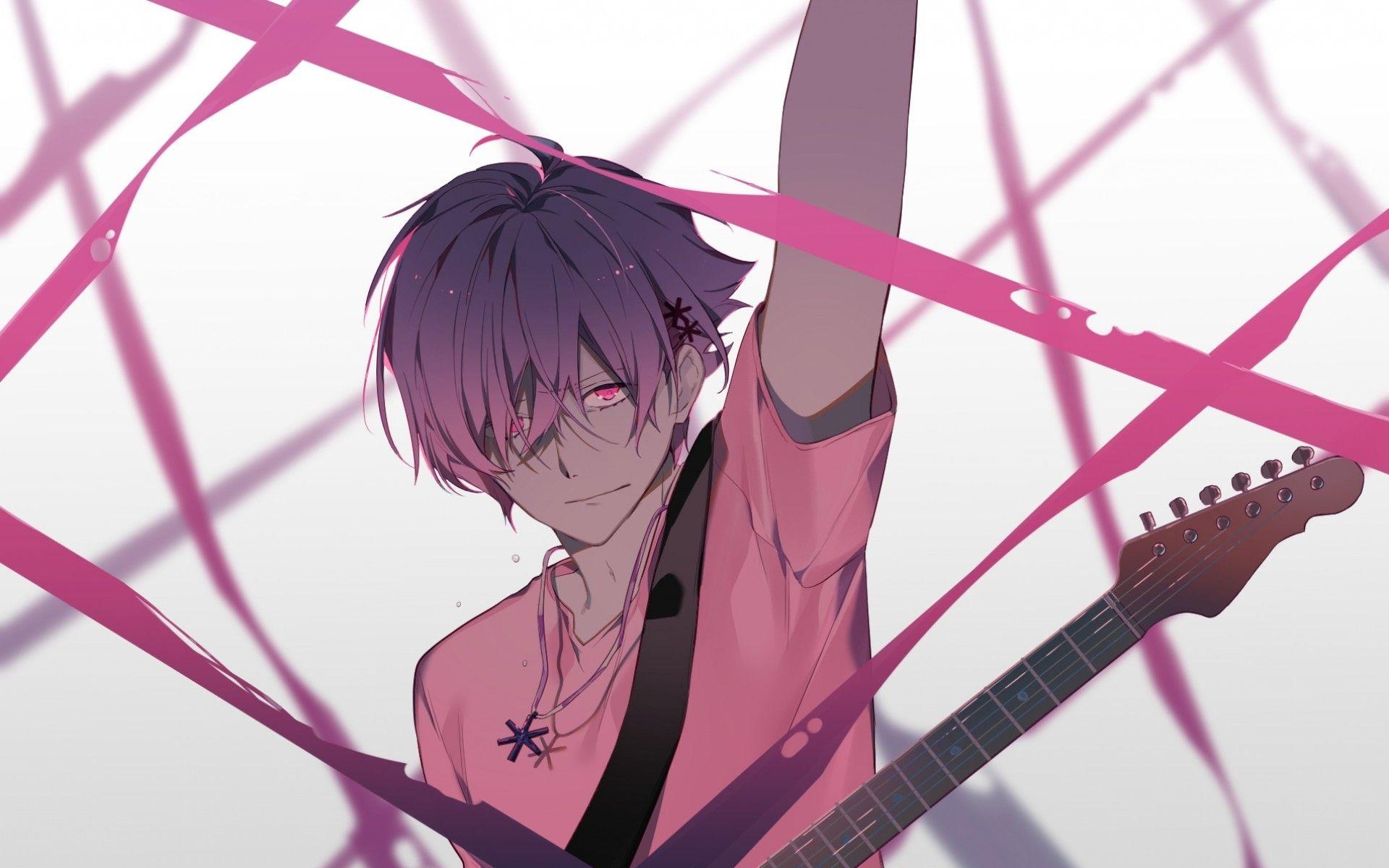 1920x1200 Download 1920x1200 Anime Boy, Guitar .