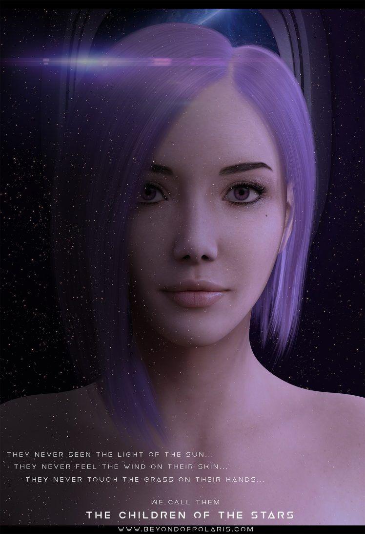 748x1093 women, Pink hair, Juicy lips, Model .