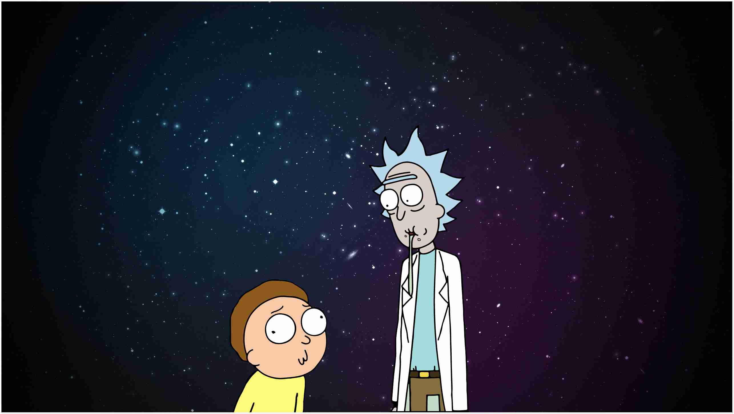 2571x1451 Best 16 rick and morty wallpaper .