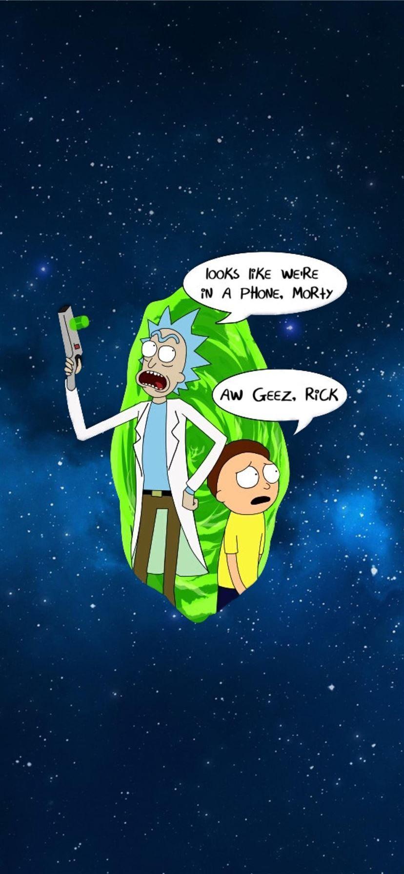 828x1792 Rick and morty iPhone 11 Wallpaper HD .